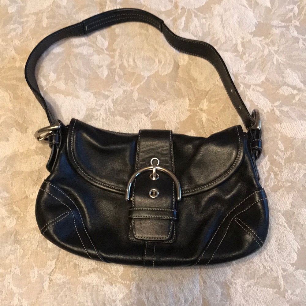 Women's Leather Coach Handbag