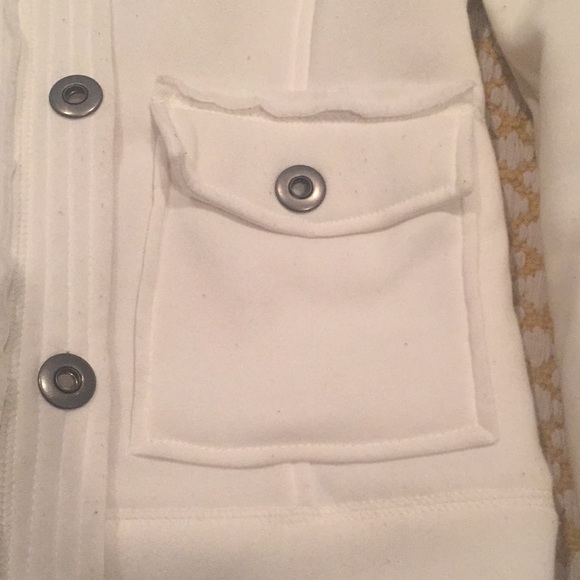 Delia's White Fleece Coat - Picture 4 of 6