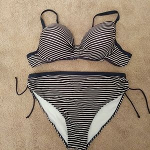 Striped bikini