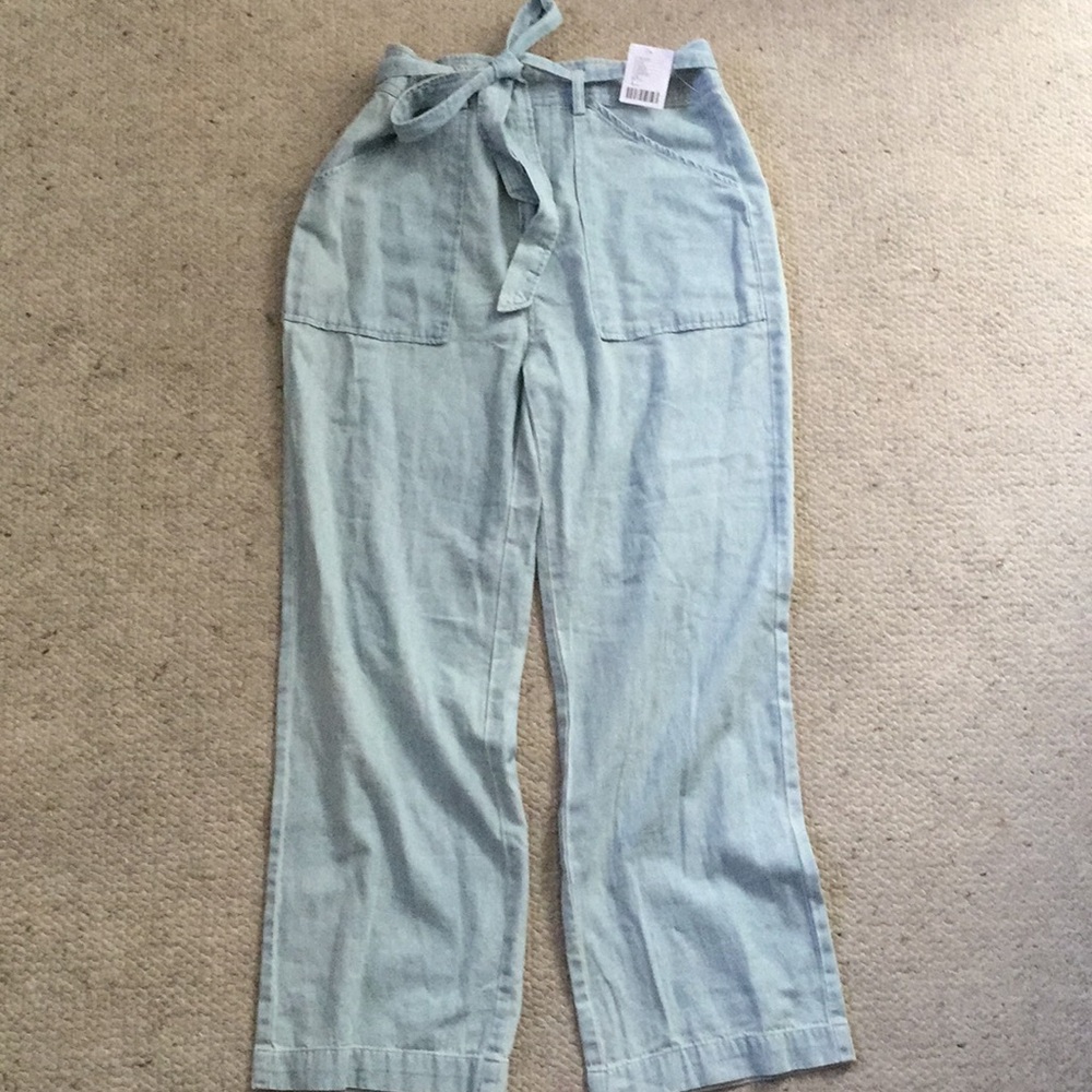 High waisted flowy pants