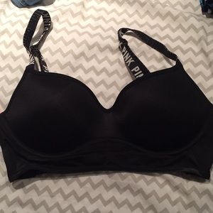 victoria secret pink push-up bra