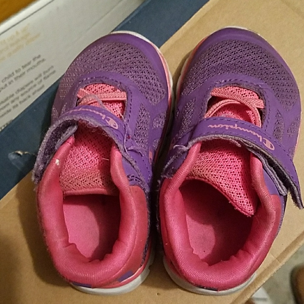 Donated, Pink and purple toddler sneakers