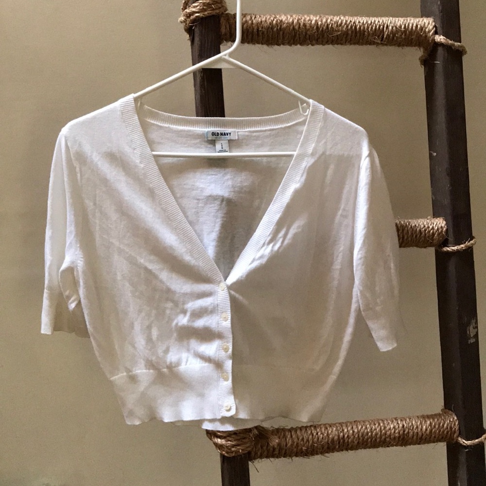 Afternoon Tea Cardigan in White