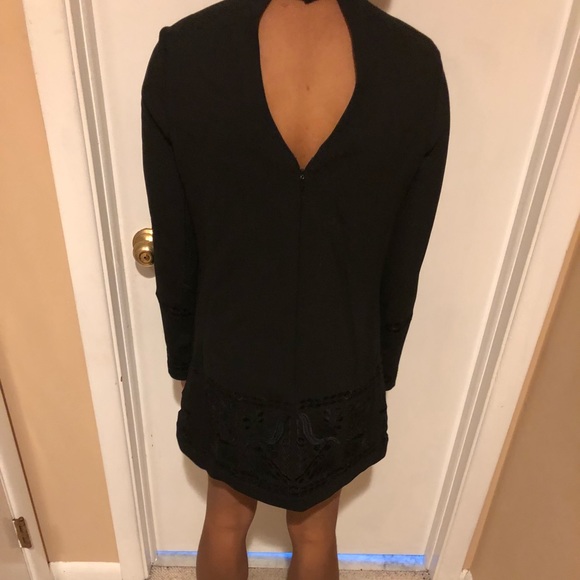 Nicole Miller Mod embroidered mini