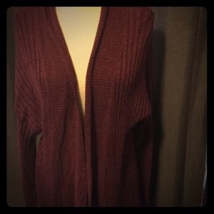 EUC-Lane Bryant Assymetrical Fly Away Cardigan