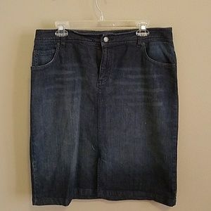Jean skirt sz 14
