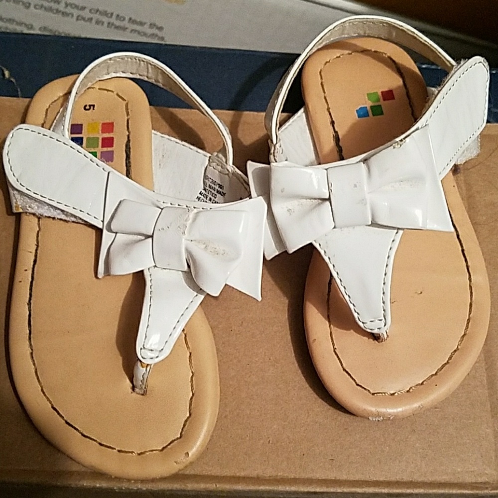 Donated, White toddler sandles