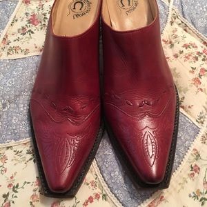 Red Lucchese Charlie 1 Horse Booties