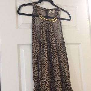 Michael Kors leopard print jumpsuit