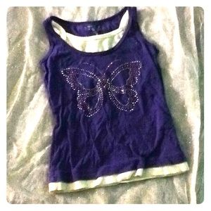 Purple butterfly tank top🦋