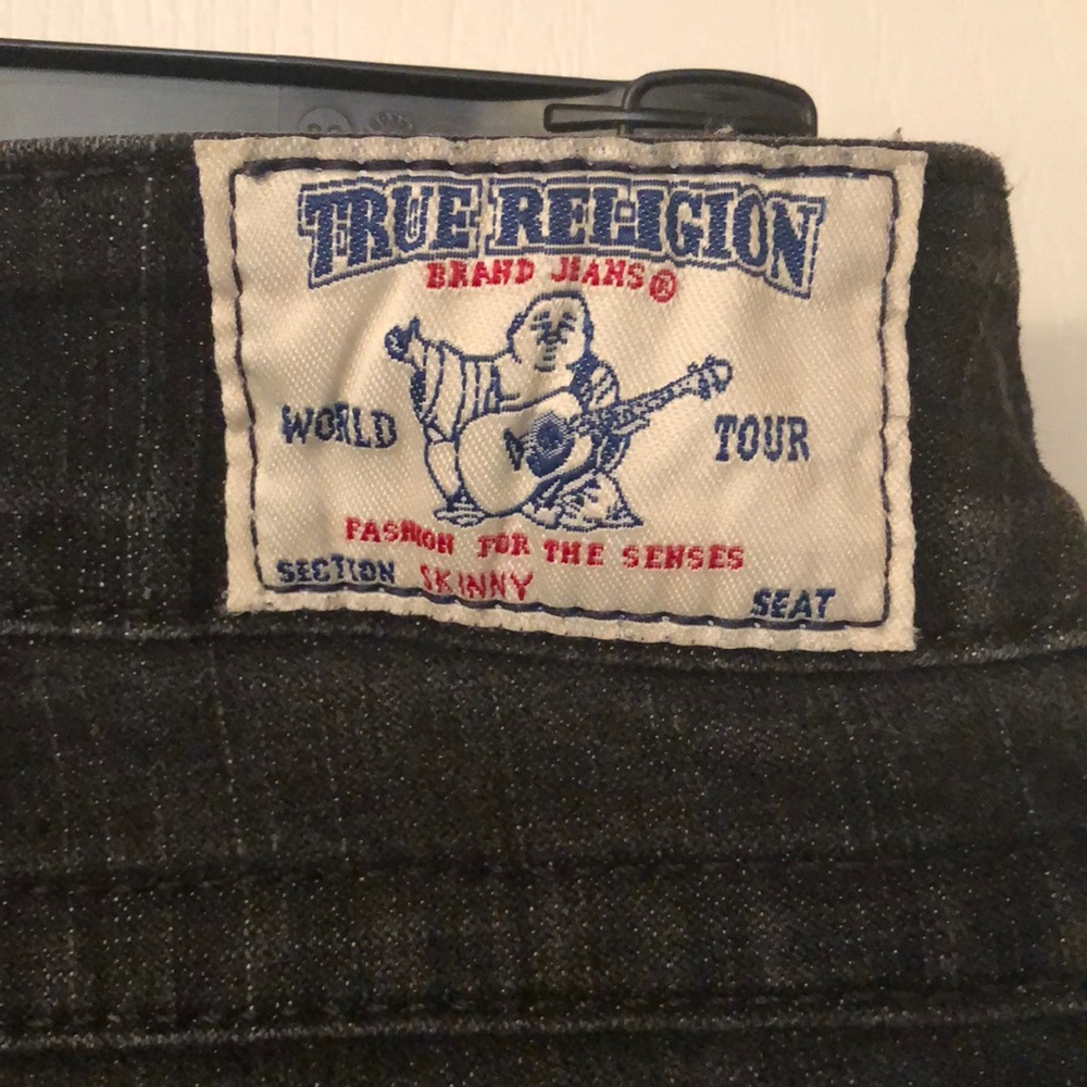 True Religion Ash Black skinny denim