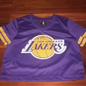 Crop top lakers top