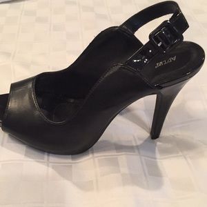 APT.9 black heels, size 10 - worn once