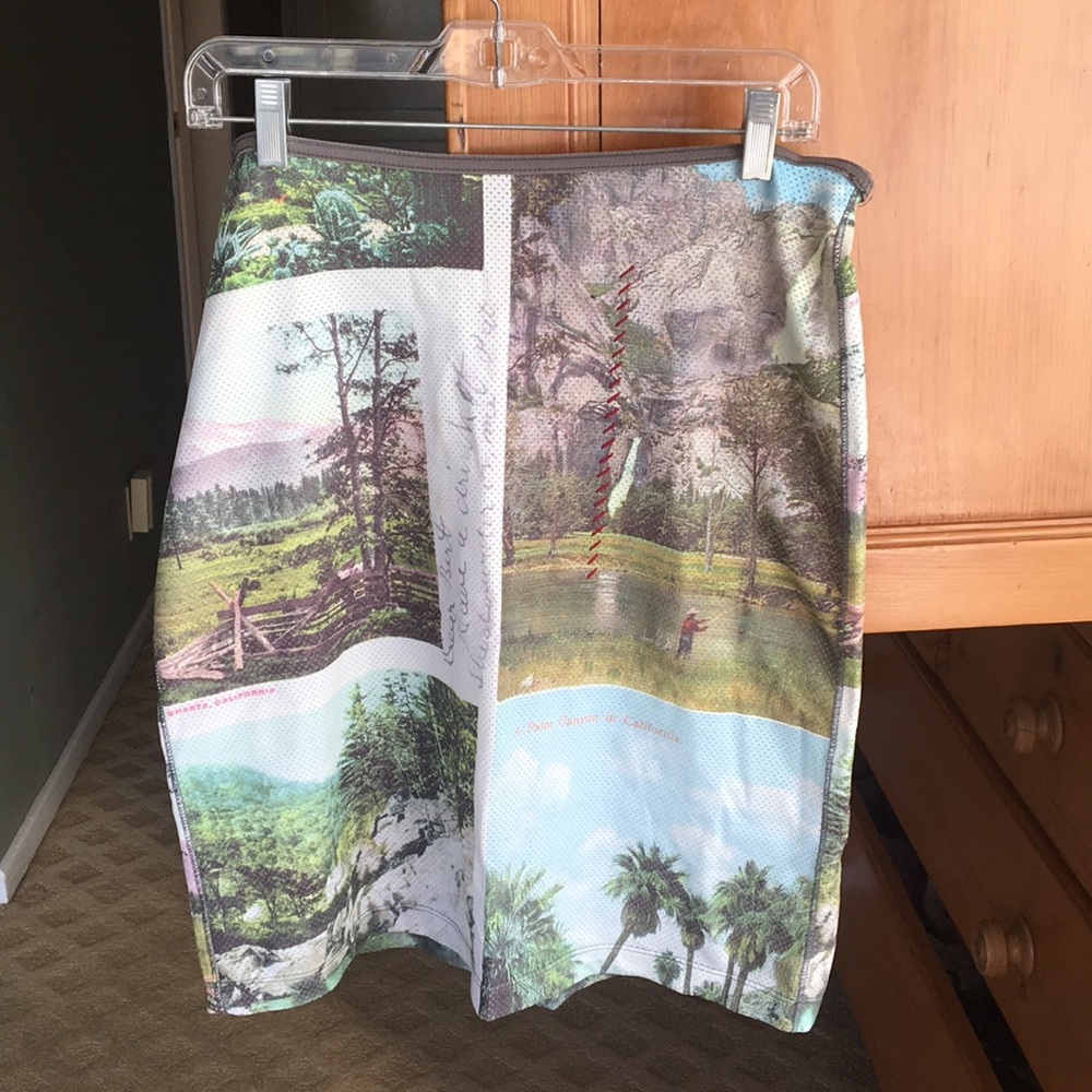 Photo pencil Skirt by Burning Torch