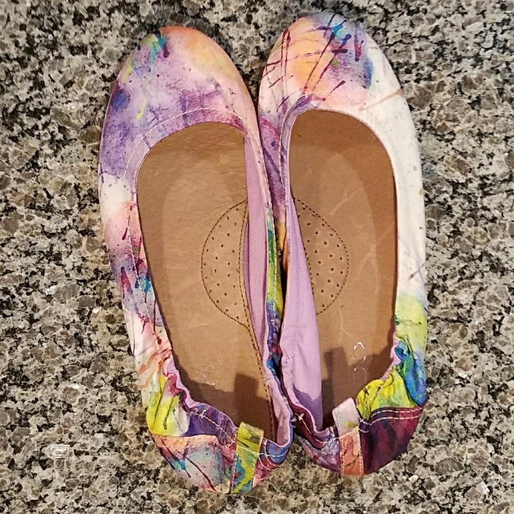 Aldo splatter paint flats