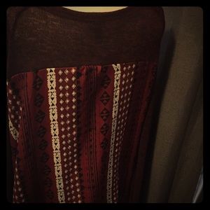 EUC-Tribal Backed Sweater—lightweight