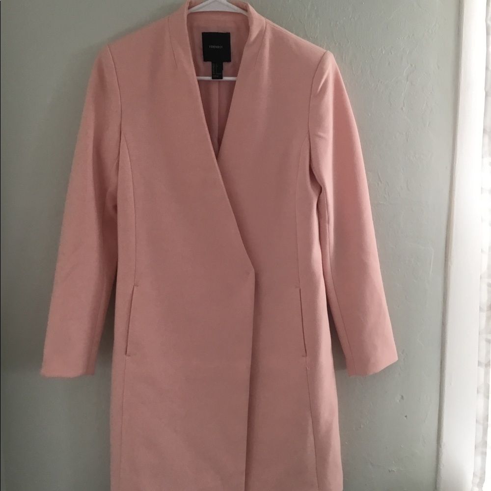 Baby pink coat