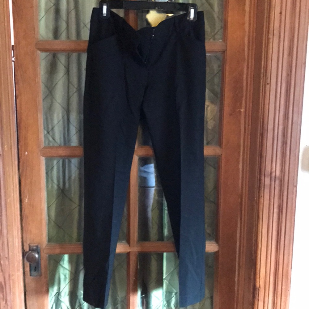 Theory size 6 black wool pants