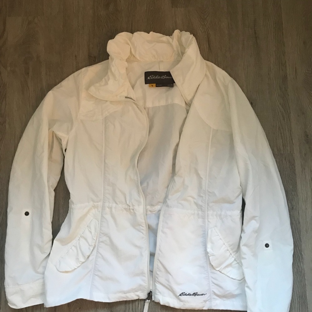 Eddie Bauer Rain jacket WHITE
