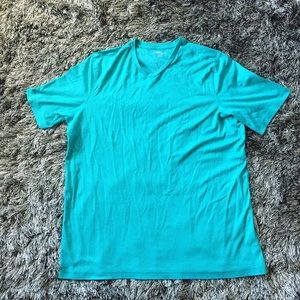 Croft&Barrow Men’s Teal V-Neck T-Shirt