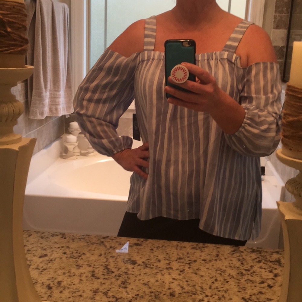 Off the shoulder blouse