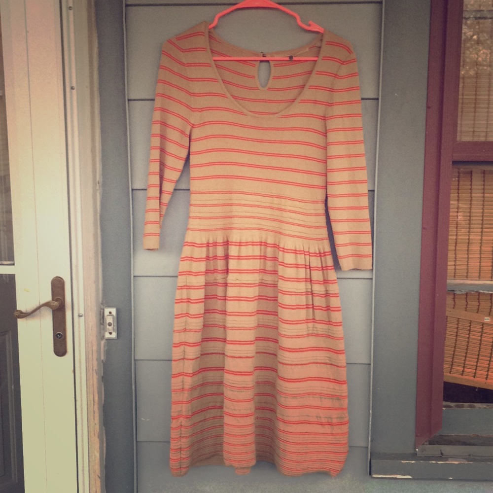 Anthropologie knitted & knotted dress size M