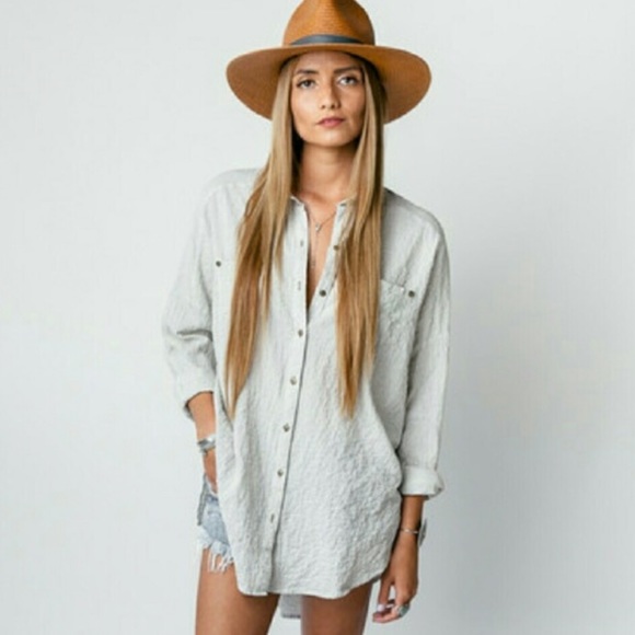 Free People Tops - Free people Love Me Madly Oversized Top