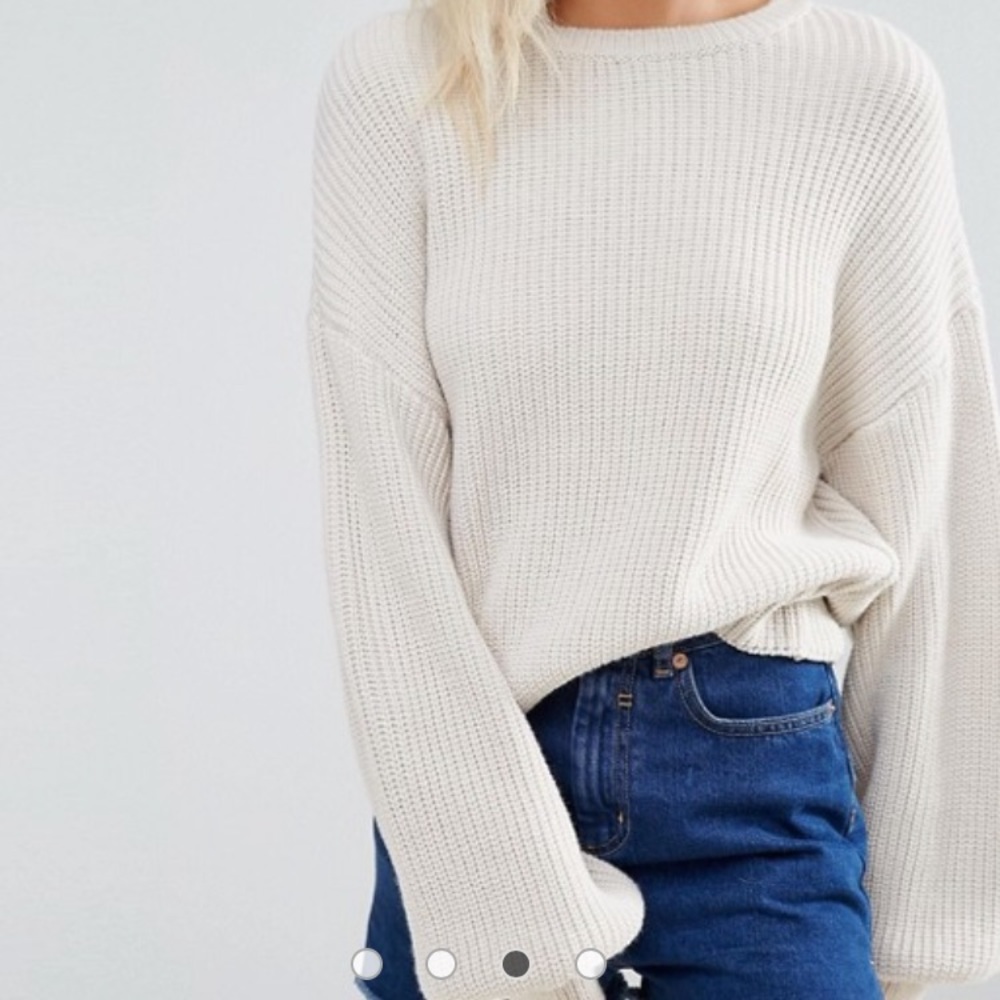 Asos oatmeal sweater! Like new