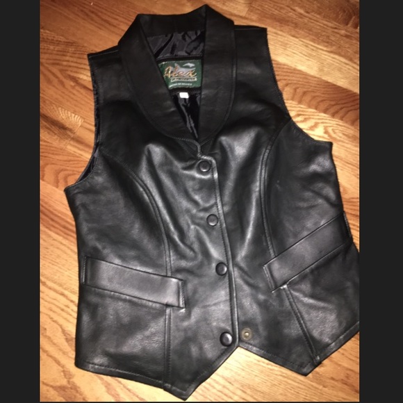 Alex Piel Genuina - Genuine Leather Vest - Picture 1 of 4