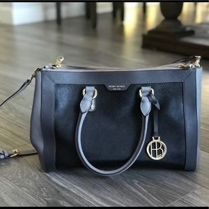 Henri Bendel W 57th Carryall Color Blocked Purse