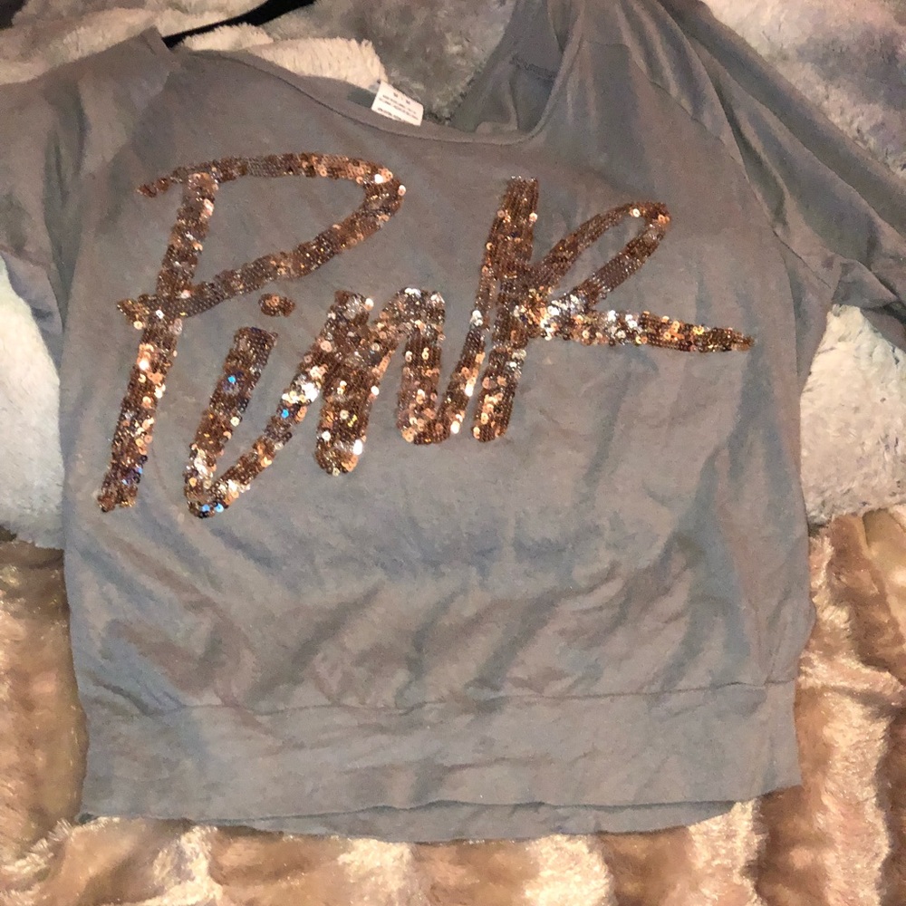 Victoria’s Secret PINK *awesome* sparkly tee