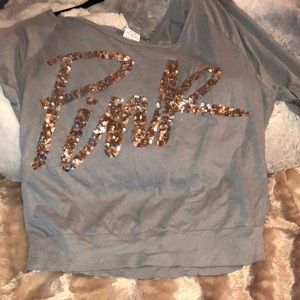 Victoria’s Secret PINK *awesome* sparkly tee