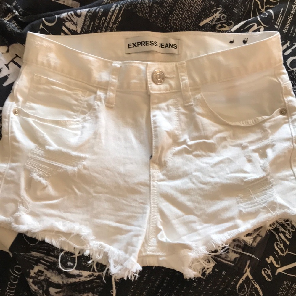 Express High-waisted Jean Shorts