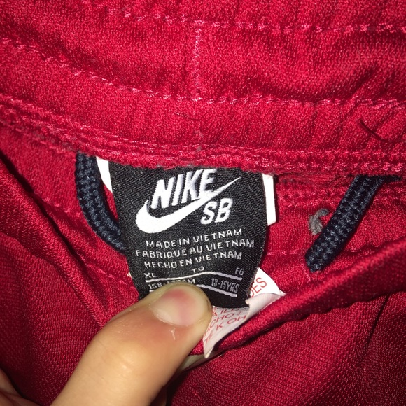 Red nike dry fit shorts - Picture 3 of 3