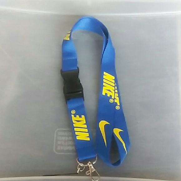 yellow nike lanyard