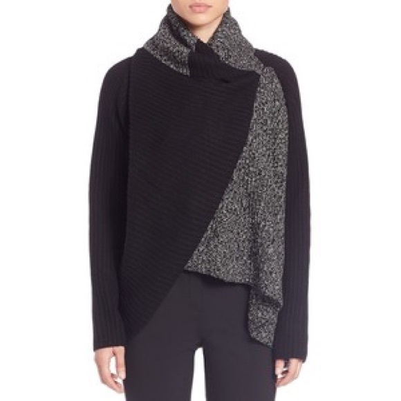 Elie Tahari Sweaters - Elie Tahari Nikki Wool/Cashmere Wrap Sweater
