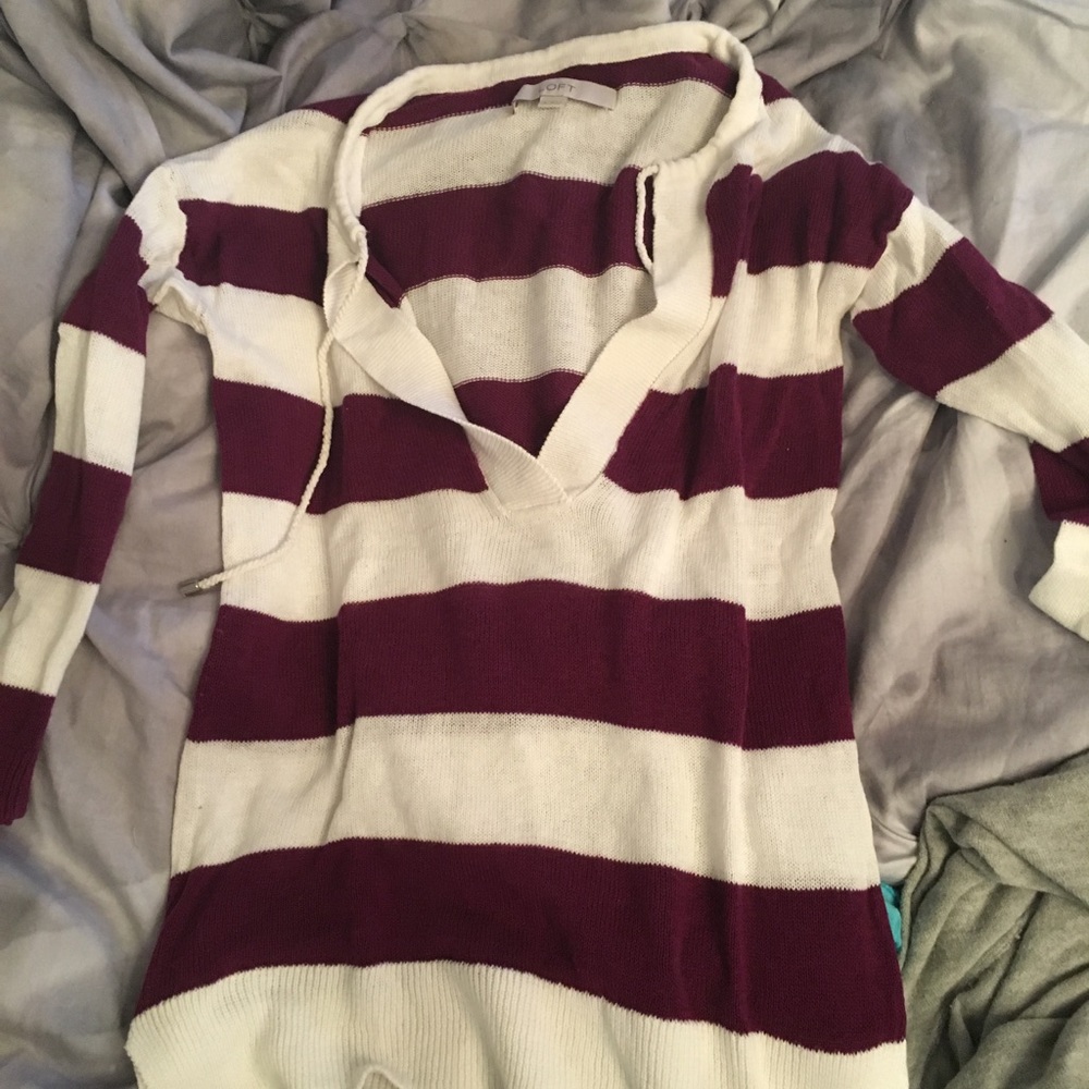 Loft small striped sweater.