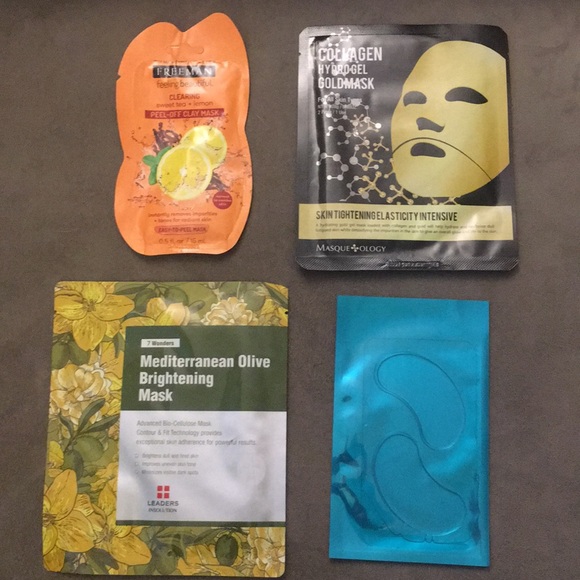 Spa package! 3 face masks 1 tarte undereye patches - Picture 1 of 5
