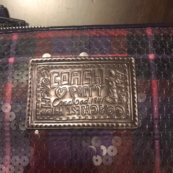 Sequined Coach Crossbody - Picture 2 of 3