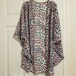 Leopard Print Kimono