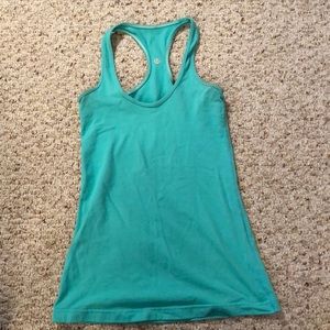 Lululemon racerback teal size 4