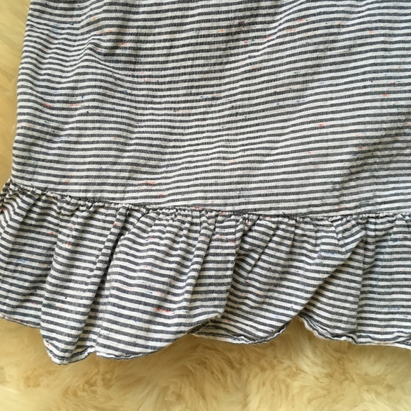 Elizabeth & James Striped Ruffled Tee - Picture 4 of 5