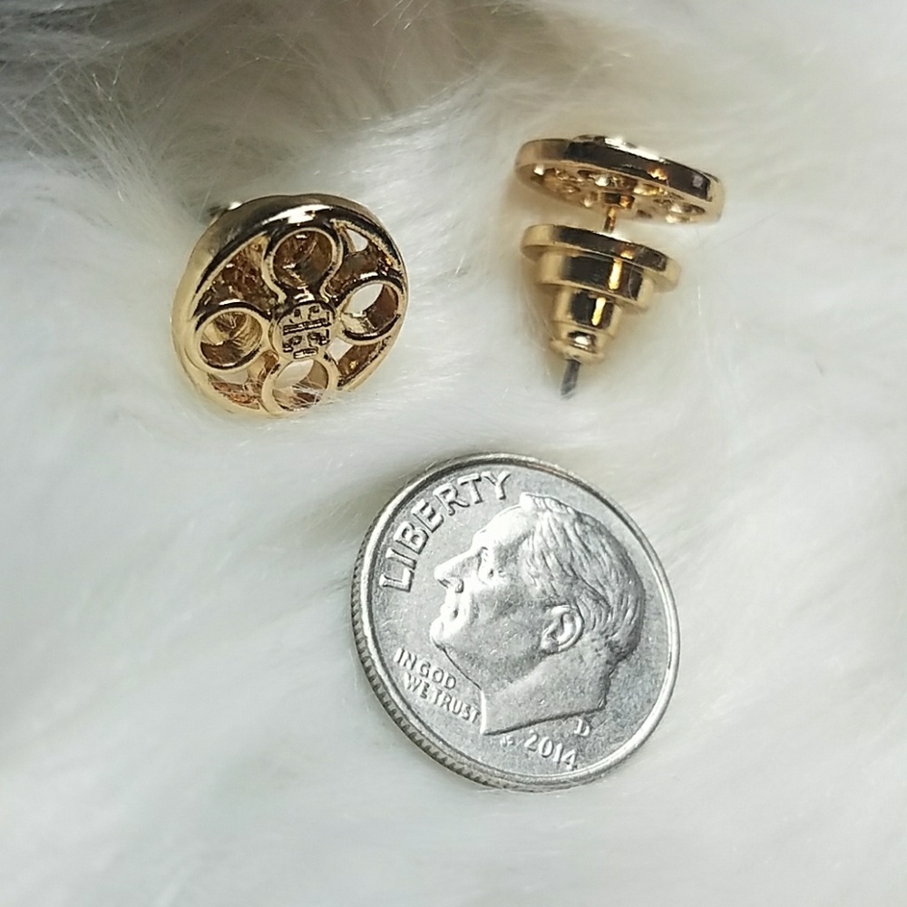 🖤💋Tory Burch Circle Logo Studs