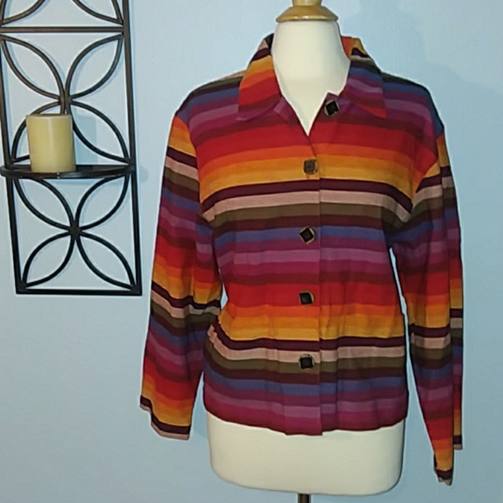 Tantrums Blazer Jacket - multi colored / rainbow