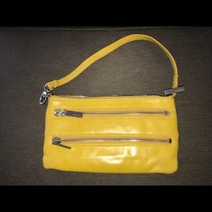 HOBO yellow wristlet