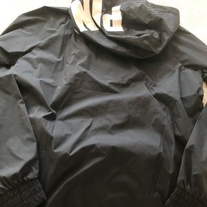 VS PINK ANORAK JACKET HOODED SZ SM XS BLACK