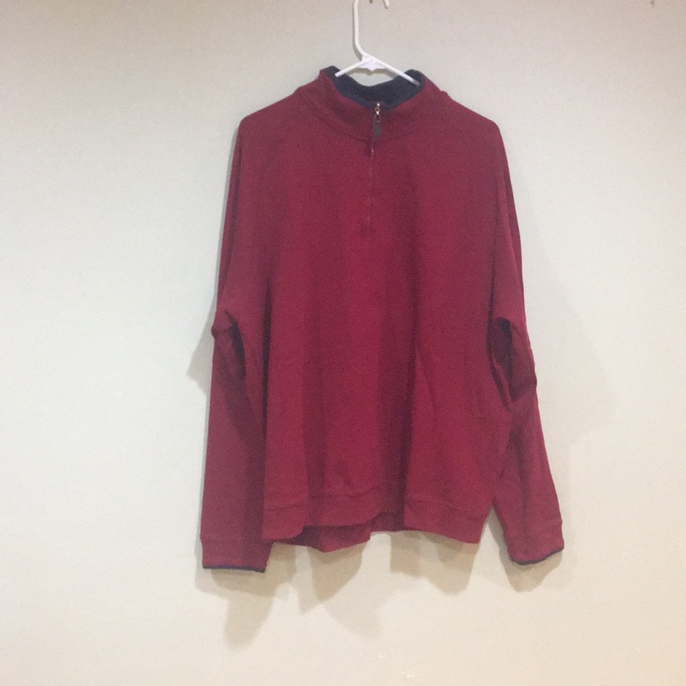 Mr. Sid  XXL. Maroon quarter zip