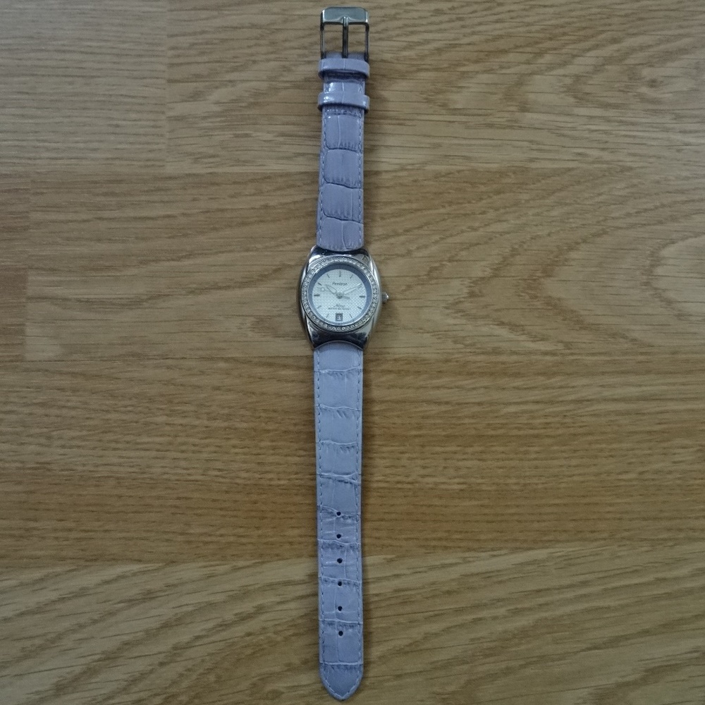 Armitron Purple Leather Watch