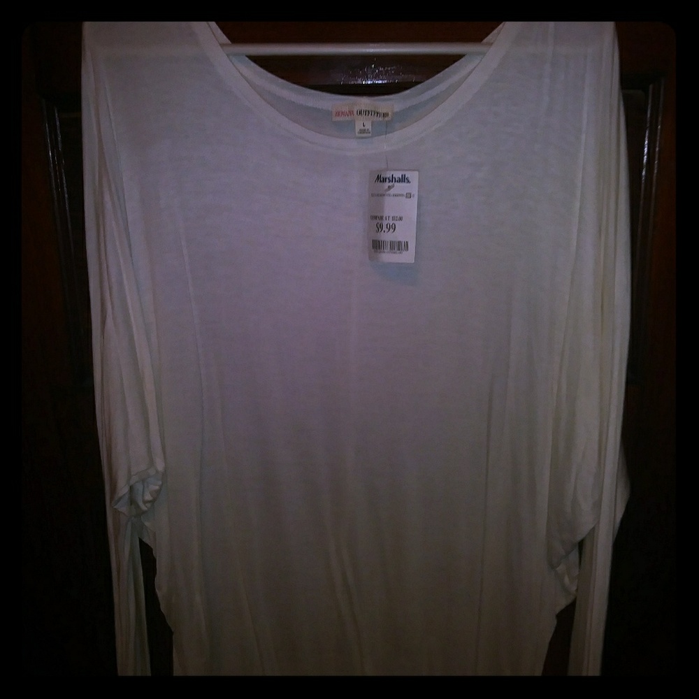 Brand new white long sleeve.