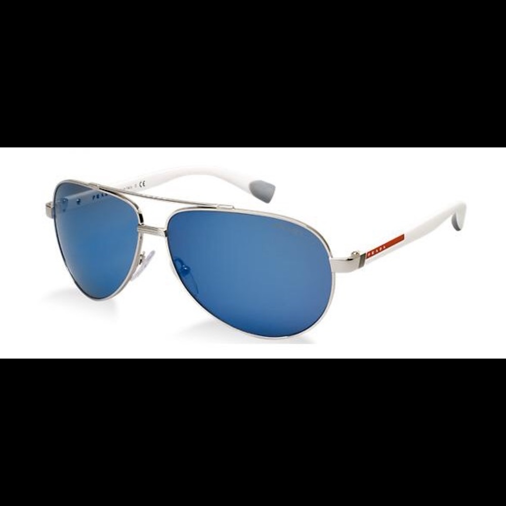 PRADA Aviator Sunglasses SPS 51N Blue